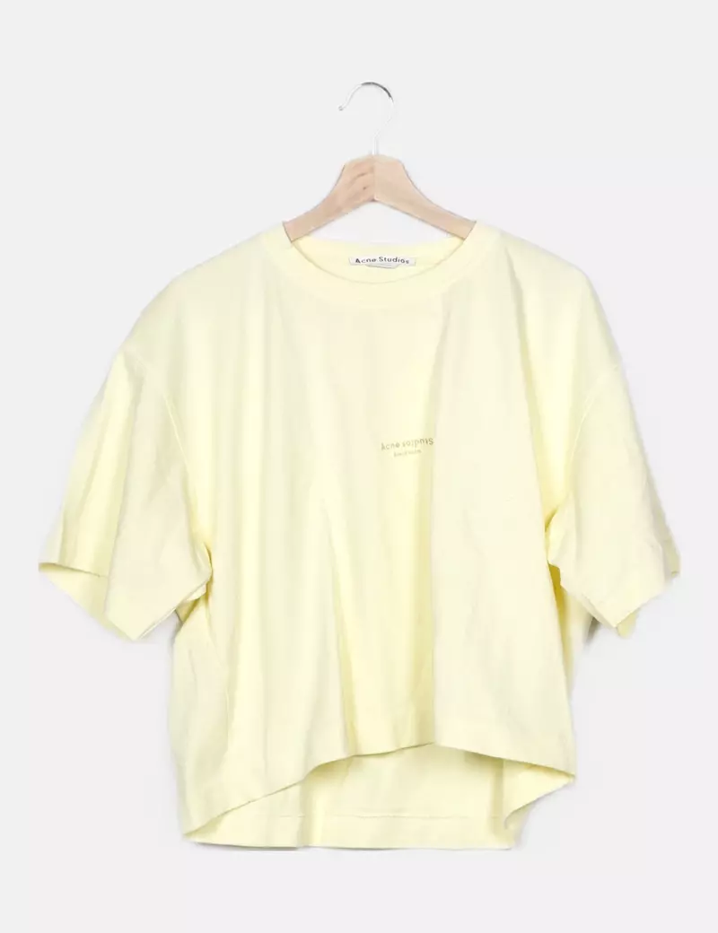 Casual yellow sweatshirt by Acne Studios