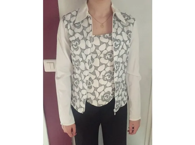 Anne Fontaine Tops Blanco 