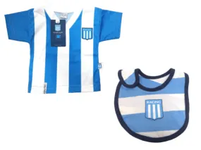 Baby Racing T-Shirt and Bib Set