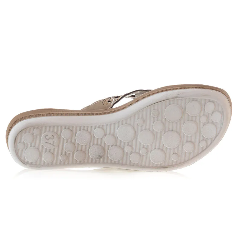 Brown Women's Sandals / Toe Covers