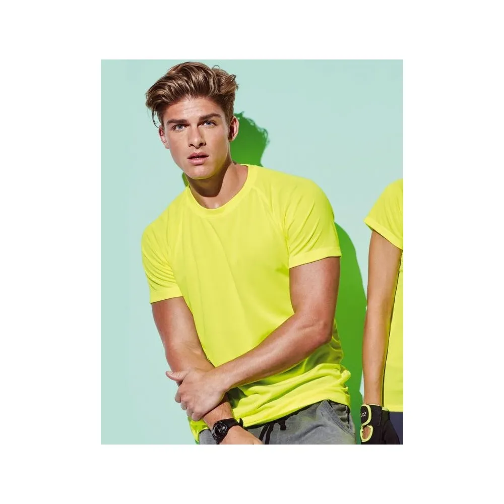 Camiseta Active 140 raglan hombre