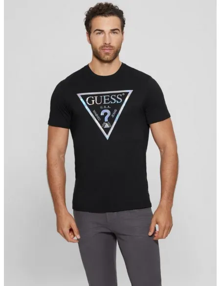 Men's Black Guess T-Shirt