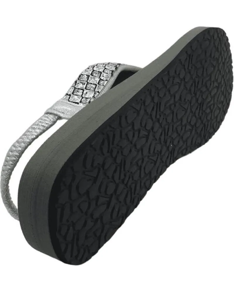 Chanclas NICOBOCO  de Mujer CHANCLA AGUA MUJER BALI  PLATA
