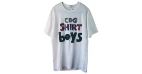 Comme Des Garcons Camisetas Blanco Multicolor 