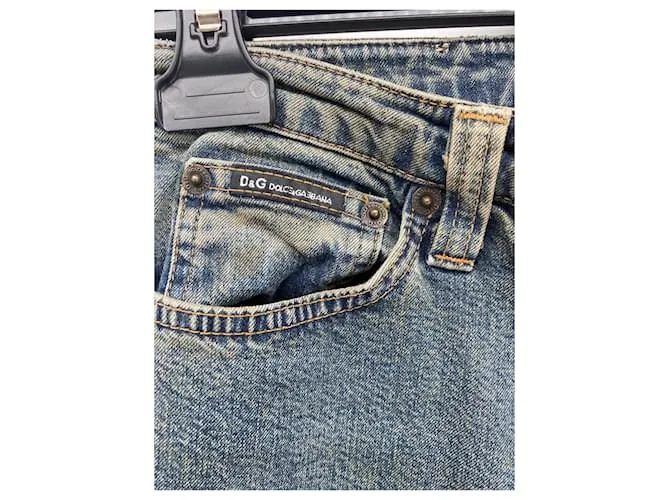 DOLCE & GABBANA Camiseta vaquera.US 27 Algodón Azul 