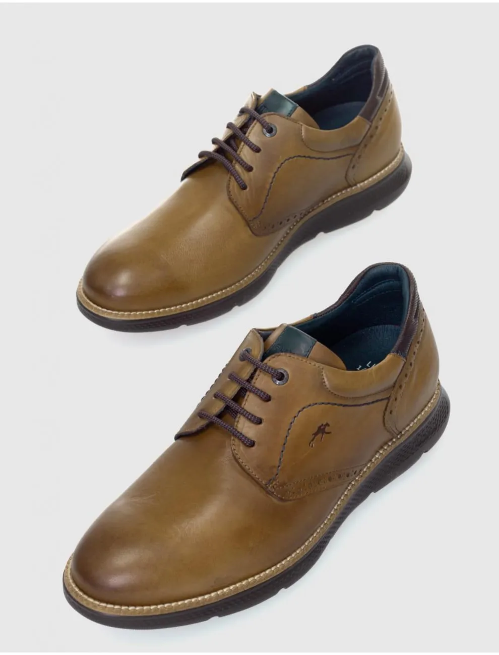Fluchos Men's Casual Shoes - Camel Color