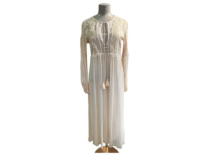Forte Forte Vestidos Blanco roto 