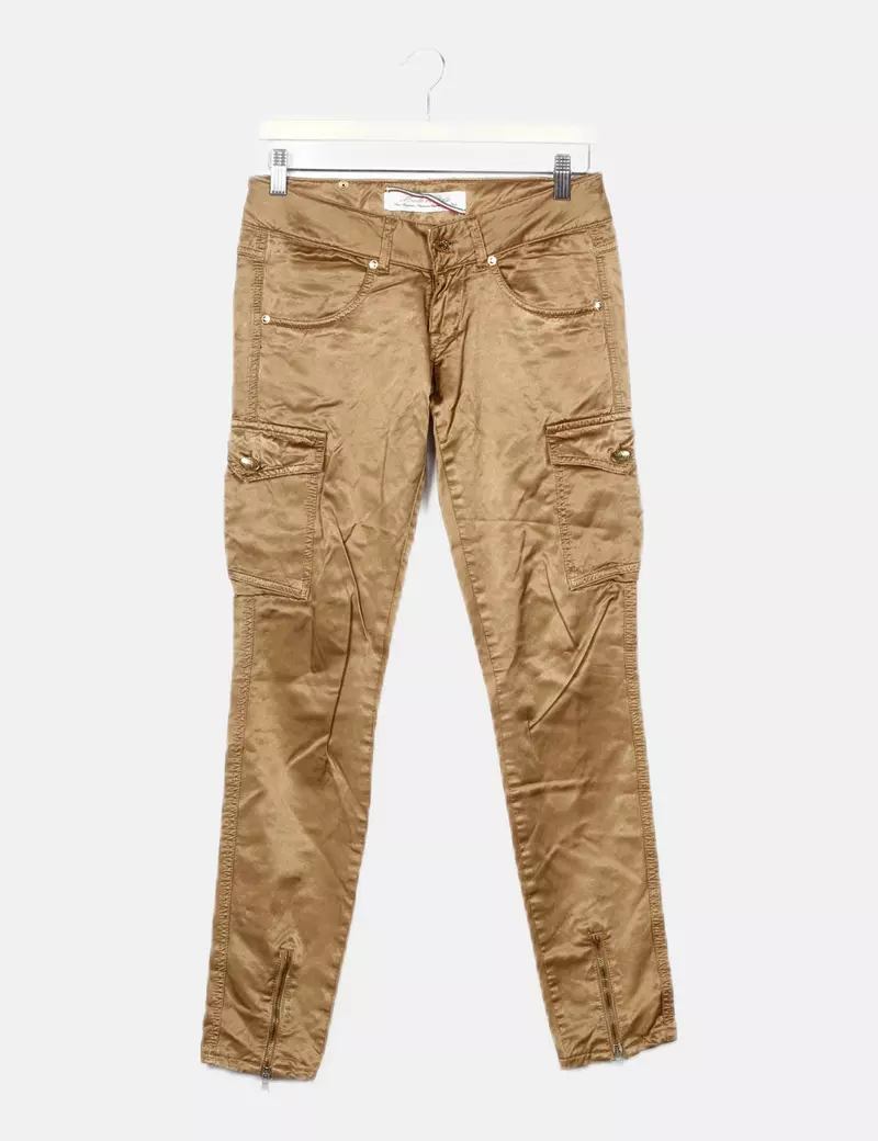 MET Satin Cargo Pants