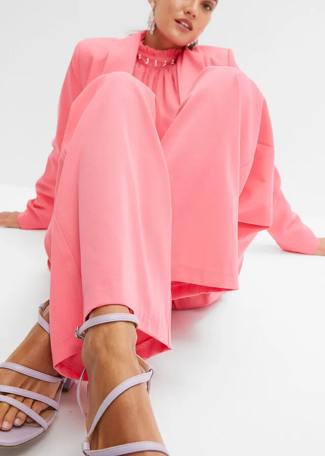 Hot Pink Pleated Pants