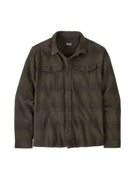 PATAGONIA Camisa Fjord Flannel Hombre Cascade/Basin Green