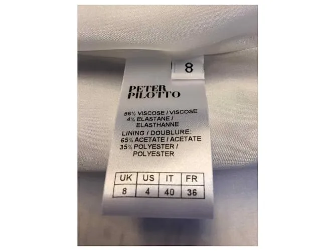 PETER PILOTTO Vestidos T.fr 36 Viscosa Azul 