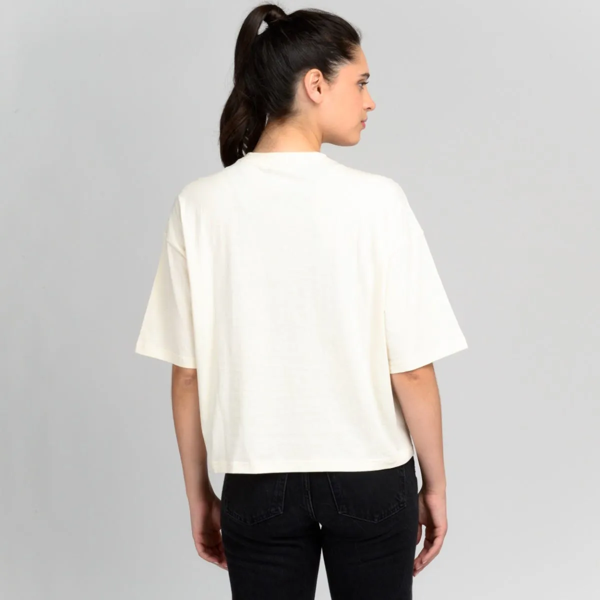 Women's White New Balance Lifestyle T-shirt