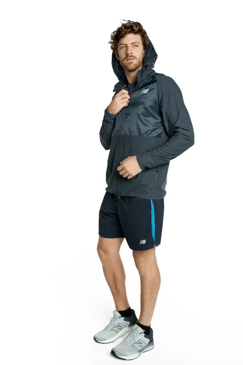 New Balance Men's Blue Running Hoodie