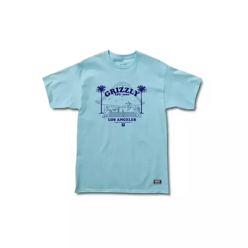Remera Grizzly Local Pusher Powder Azul