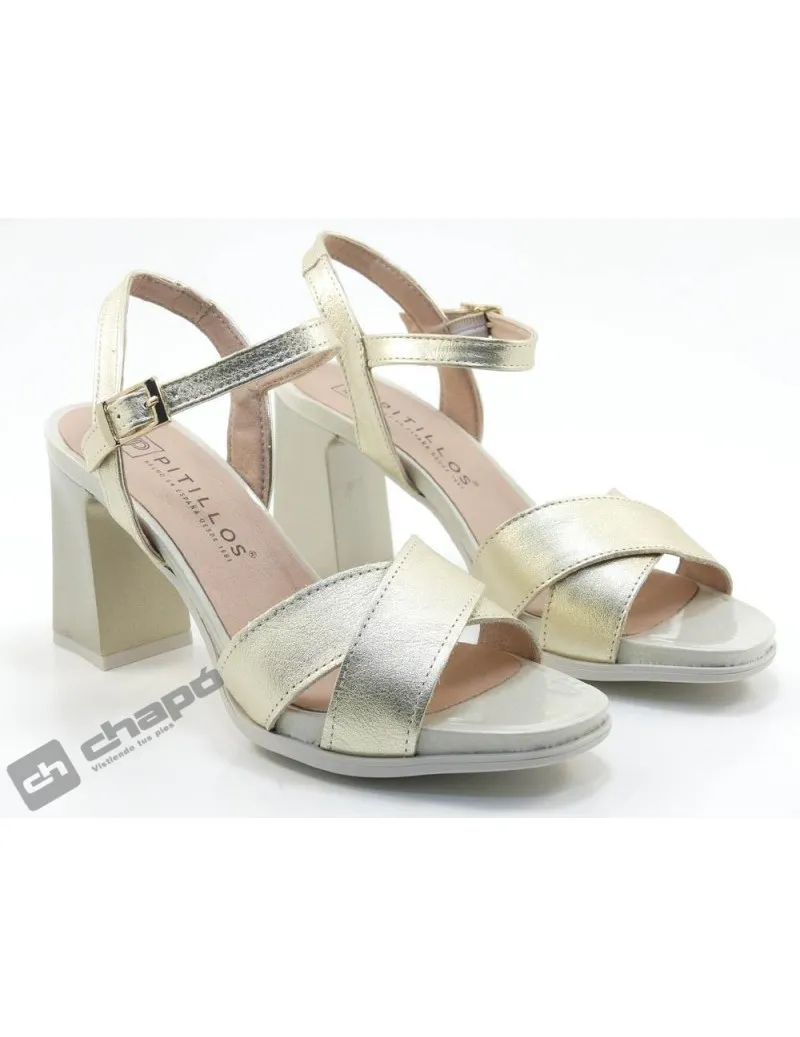 Sandalia Oro Pitillos 5700