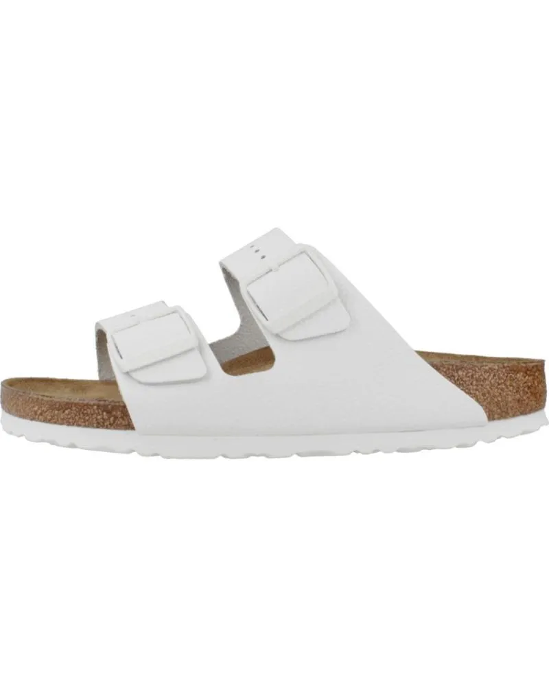 Sandalias BIRKENSTOCK  de Mujer y Hombre SANDALIAS MODELO ARIZONA NATURAL LEATHER COLOR BLANCO  WHITE