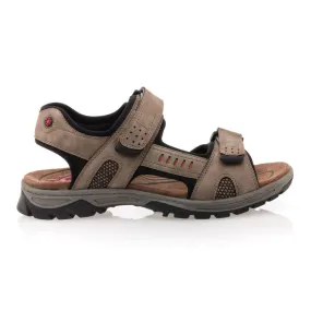 Brown men's sandals