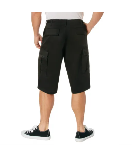 Rothco Black Cargo Shorts - Product Listing