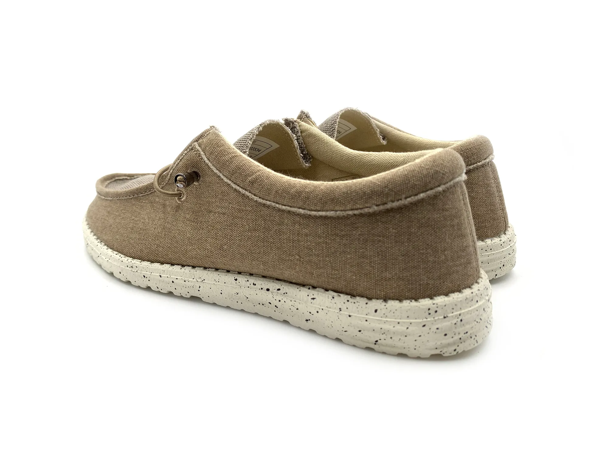 Sweden KlË Men's Casual Shoes Toby 203534 in Camel Textile