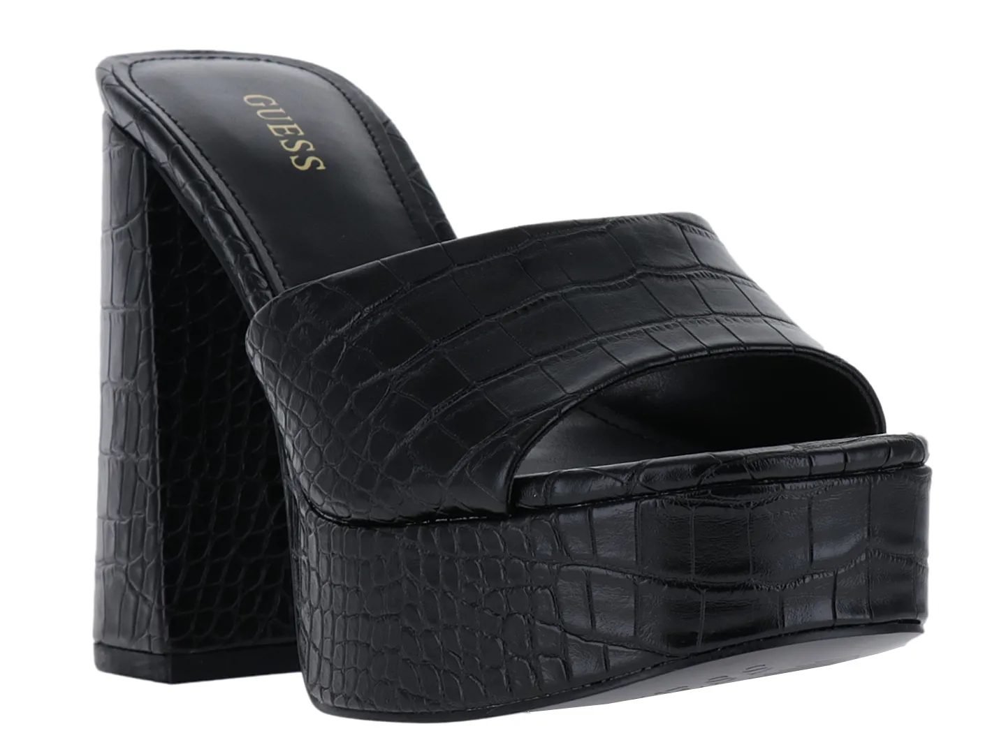 Tacones Guess Jadah Negro Para Mujer