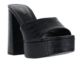 Tacones Guess Jadah Negro Para Mujer