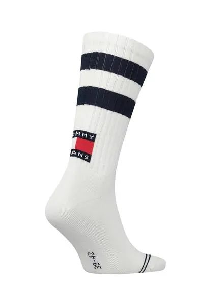 Tommy Jeans TH Uni Sport White Navy Socks.