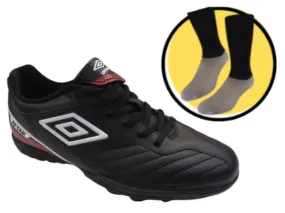 Umbro Adult Sty Attak 615896 Soccer Cleats + Free Socks