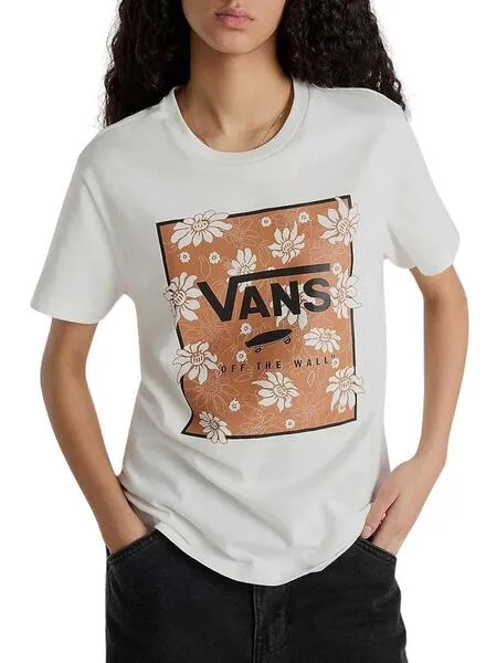 Vans Women's Beige Floral Tropic Fill T-shirt