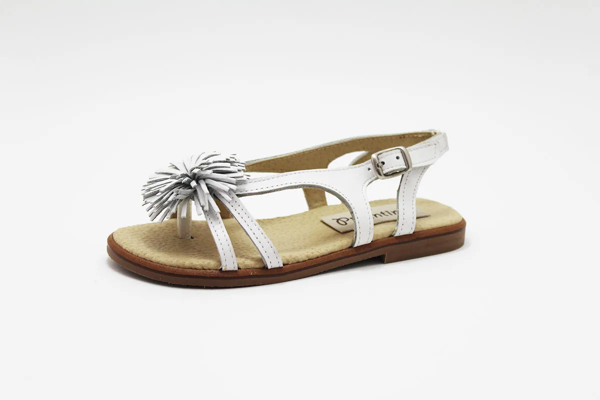 White girl slave sandal