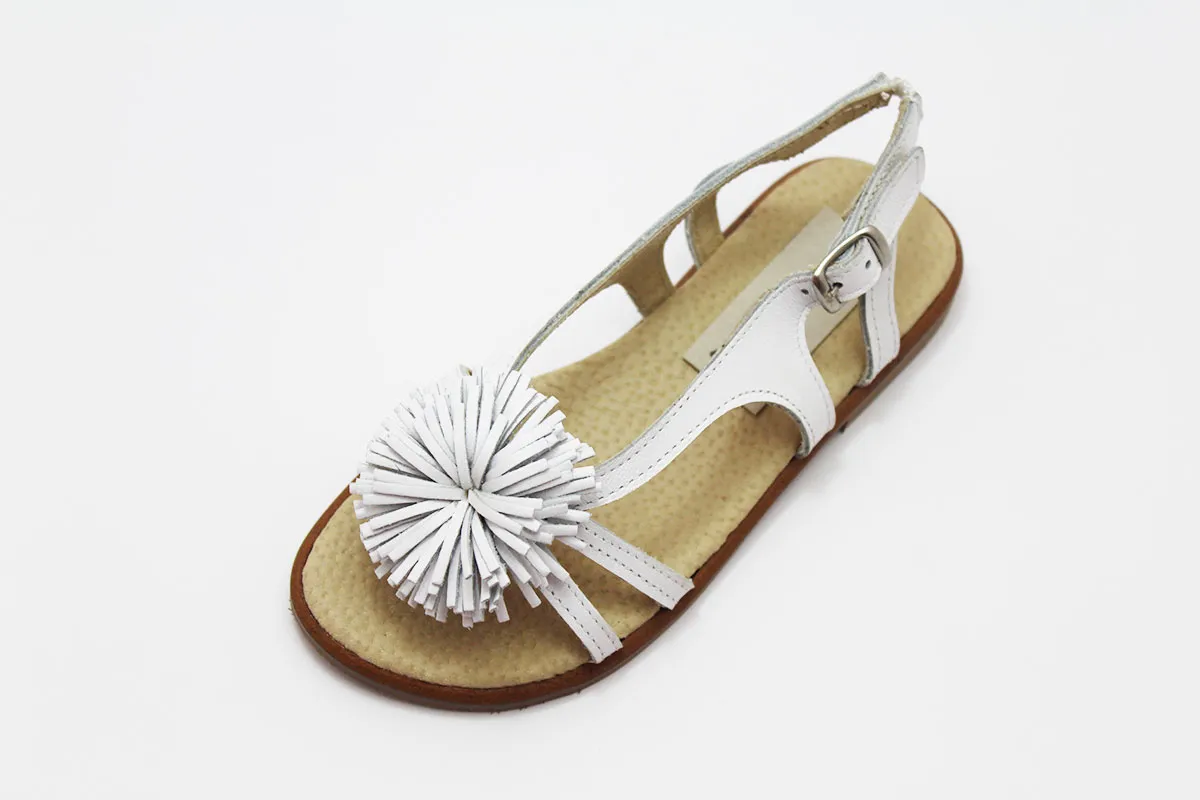 White girl slave sandal