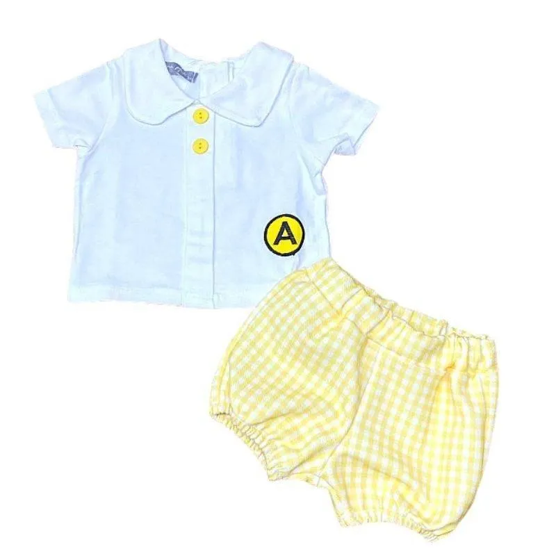 Yellow baby set