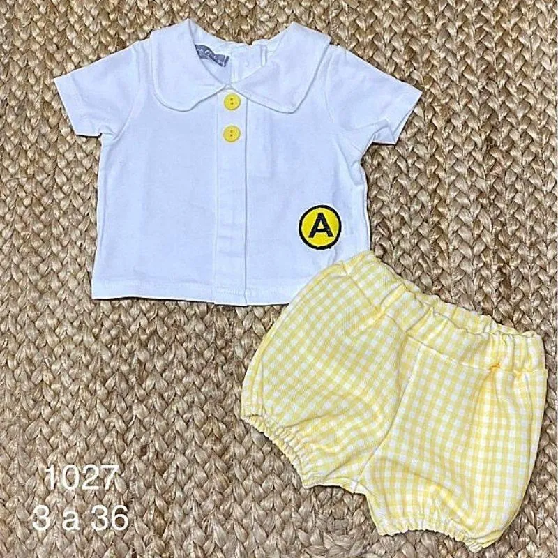 Yellow baby set