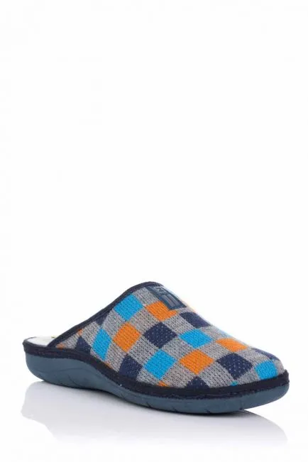 Zapatilla de casa ergonómica - Cuadros