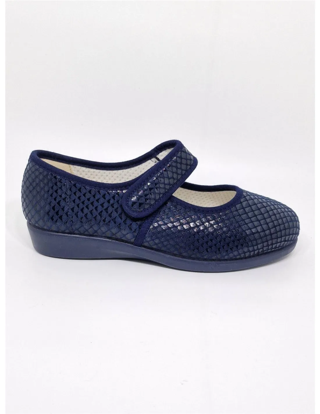 Zapatilla de mujer Doctor Cutillas azul marino 10608