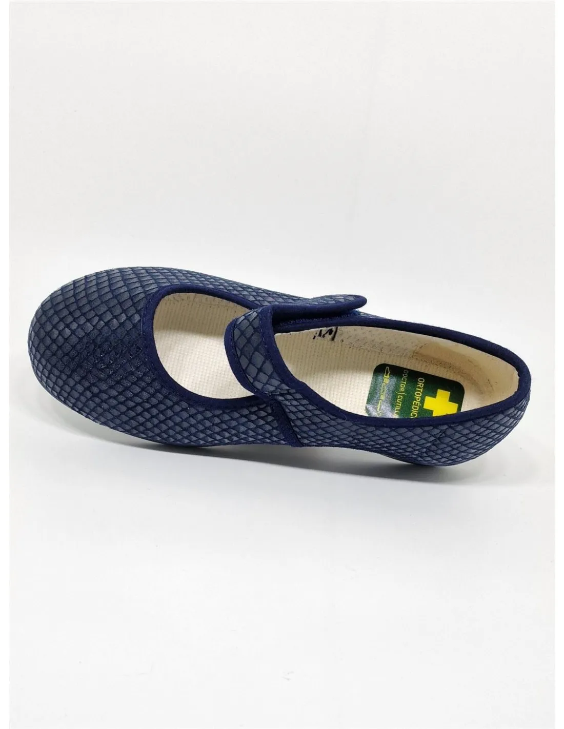 Zapatilla de mujer Doctor Cutillas azul marino 10608