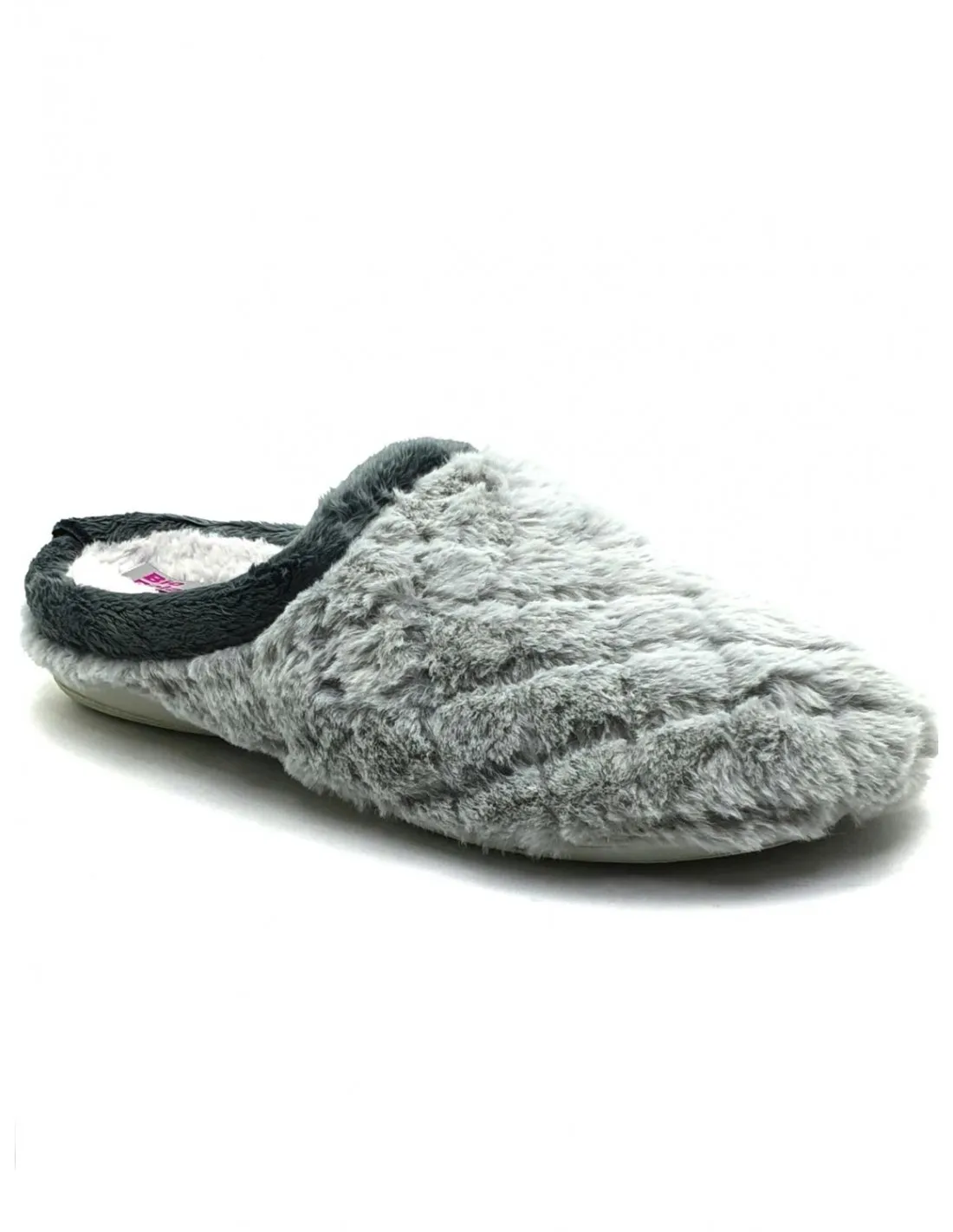 Zapatilla de mujer en gris claro Biorelax 13111