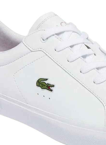 Lacoste Powercourt 0721 1 SUJ White Sneakers