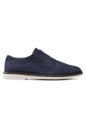 zapato Clarks malwood plain navy nubuck
