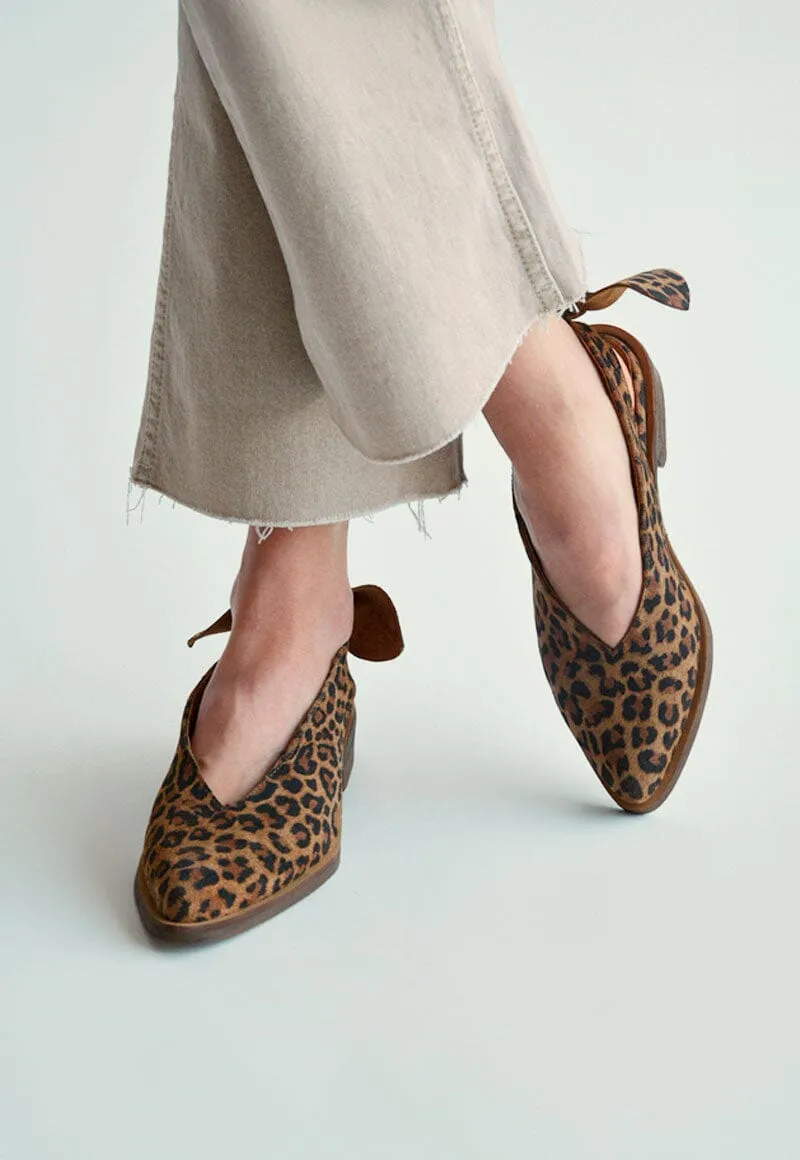 Zapato Mujer / Guindo Leopardo