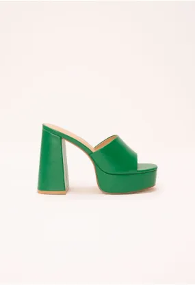 Zapato zueco plataforma